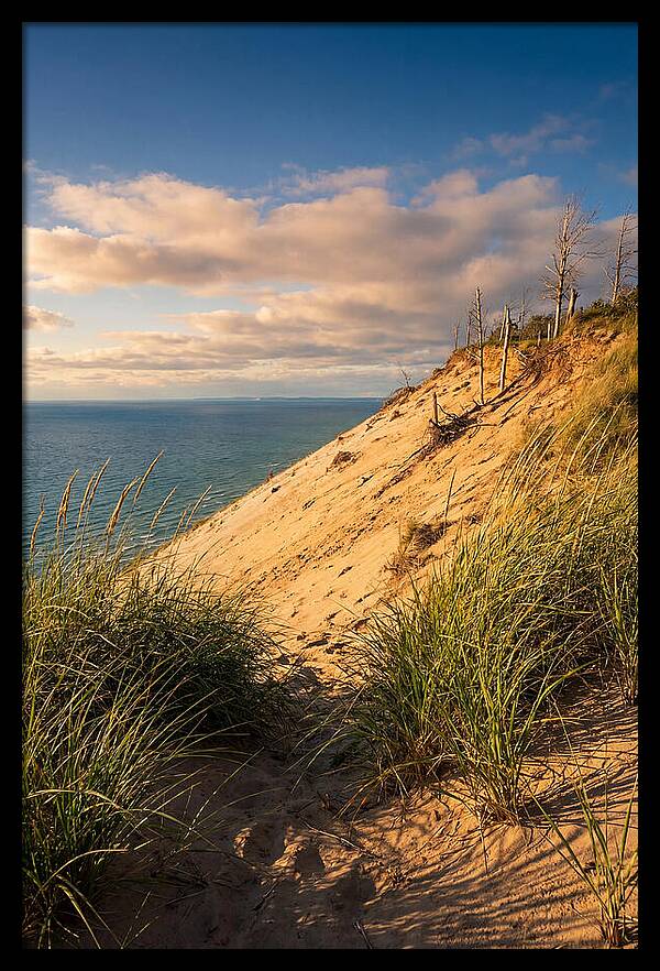Sleeping Bear Dunes At Golden Hour