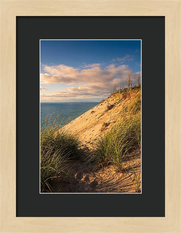 Sleeping Bear Dunes At Golden Hour