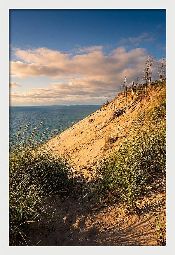Sleeping Bear Dunes At Golden Hour