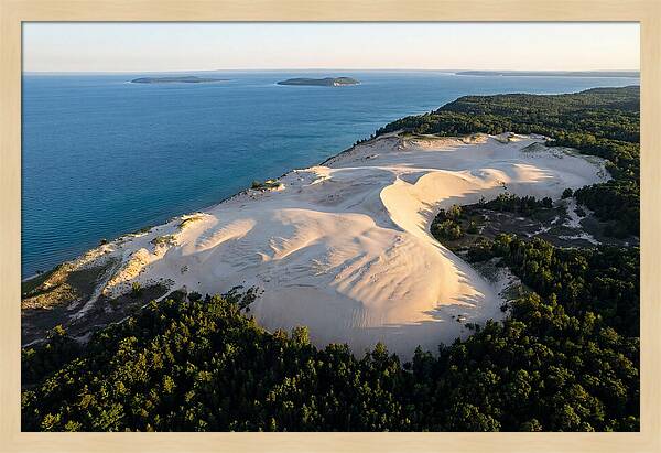 Sleeping Bear Dunes From Above