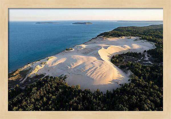 Sleeping Bear Dunes From Above