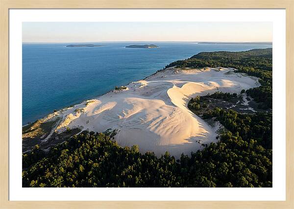 Sleeping Bear Dunes From Above