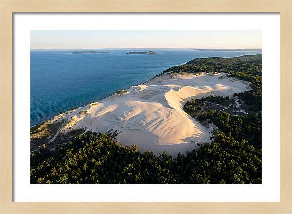 Sleeping Bear Dunes From Above