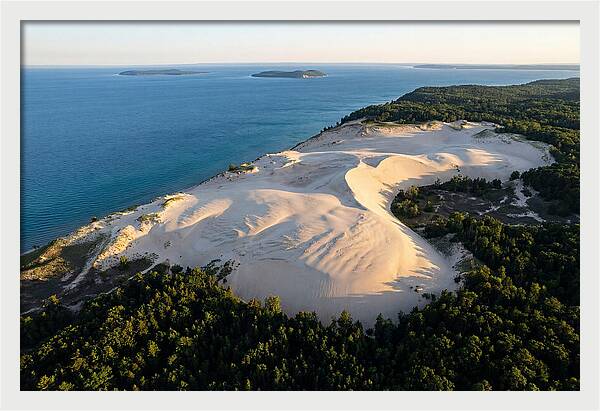 Sleeping Bear Dunes From Above