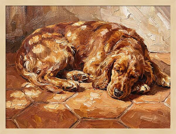 Sleeping Dog In The Sun