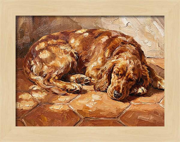 Sleeping Dog In The Sun