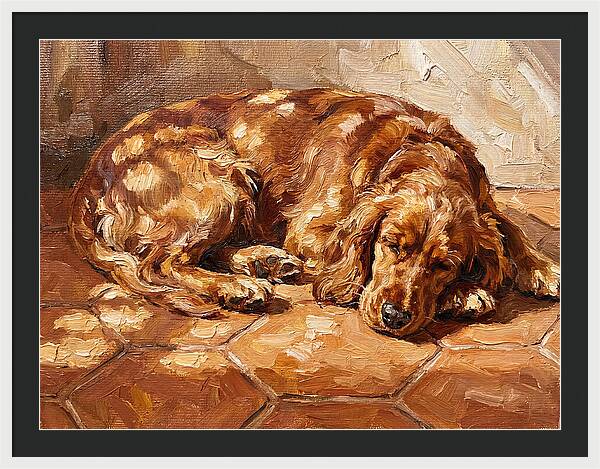 Sleeping Dog In The Sun