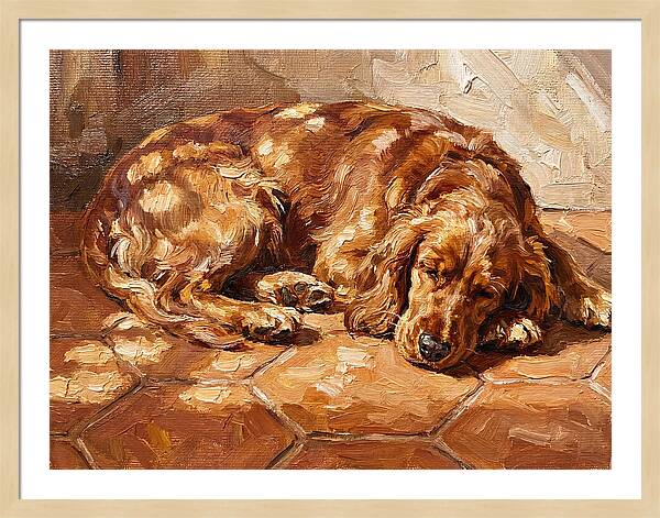 Sleeping Dog In The Sun