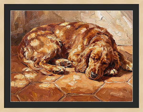 Sleeping Dog In The Sun