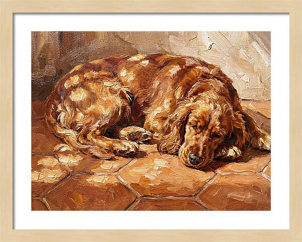 Sleeping Dog In The Sun