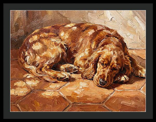 Sleeping Dog In The Sun