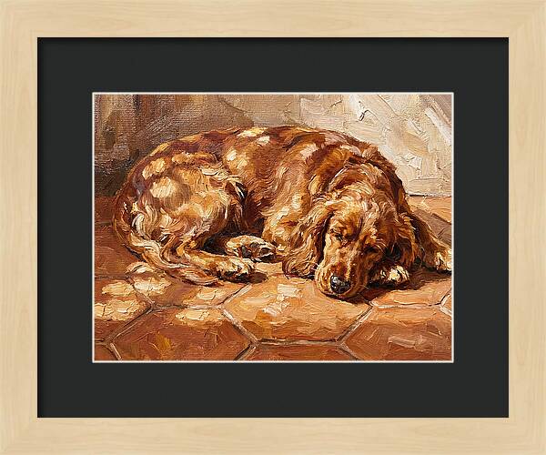 Sleeping Dog In The Sun