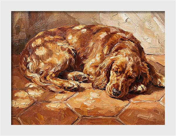 Sleeping Dog In The Sun