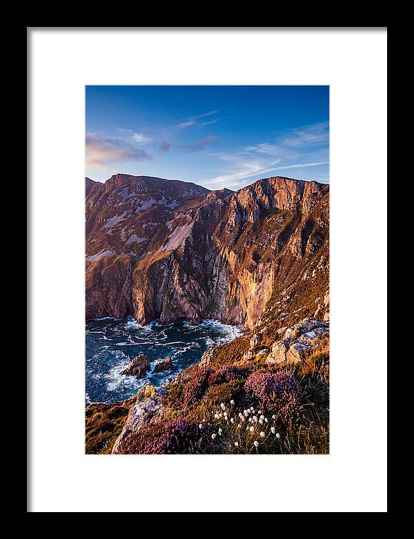 Slieve League Cliffs At Dusk