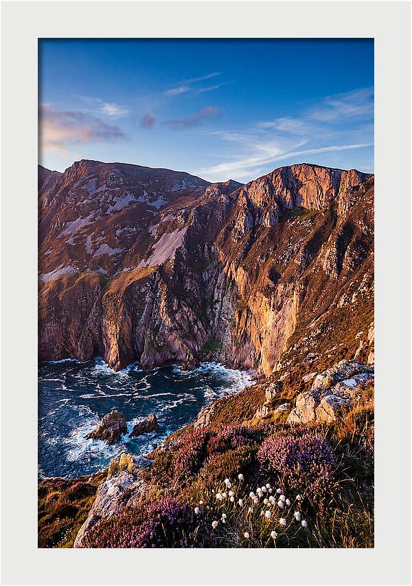 Slieve League Cliffs At Dusk