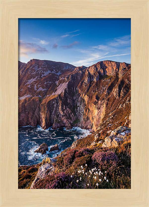 Slieve League Cliffs At Dusk