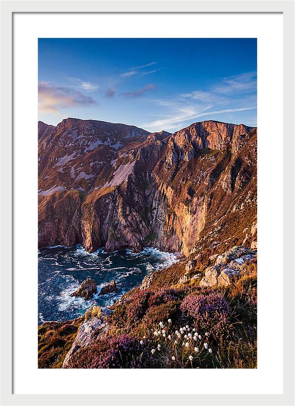 Slieve League Cliffs At Dusk