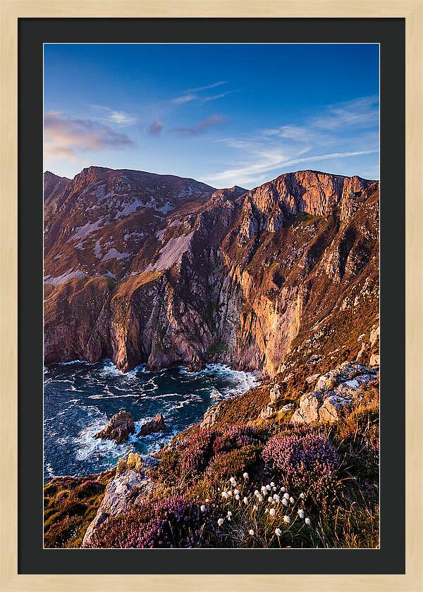 Slieve League Cliffs At Dusk
