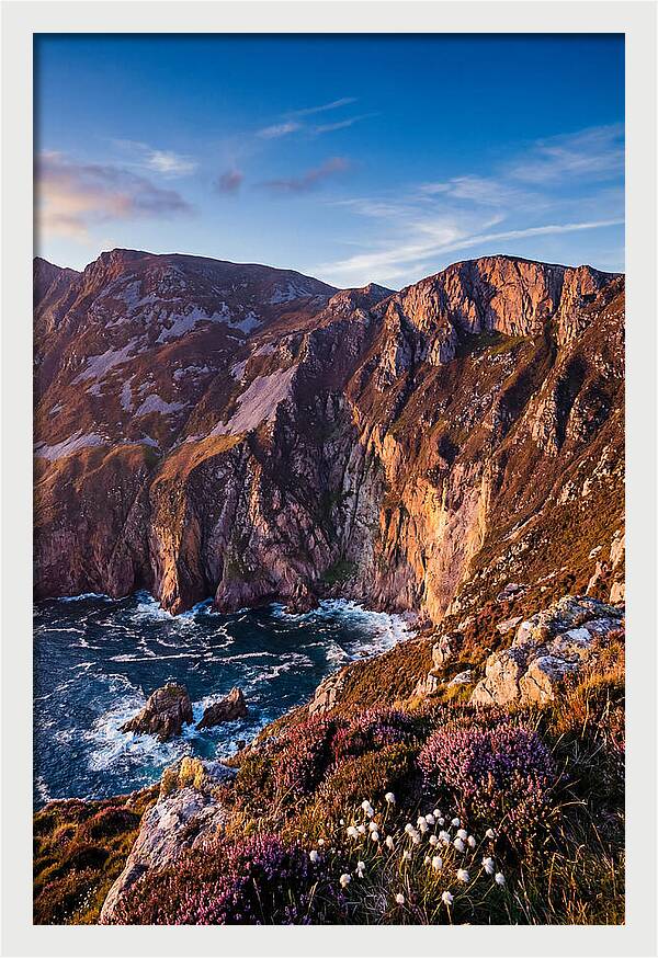 Slieve League Cliffs At Dusk