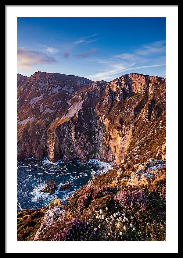 Slieve League Cliffs At Dusk
