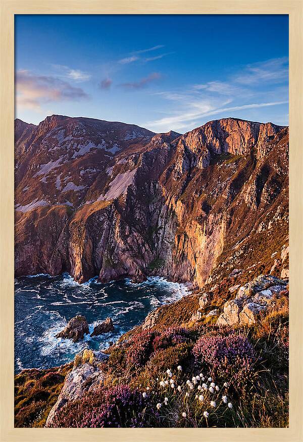 Slieve League Cliffs At Dusk
