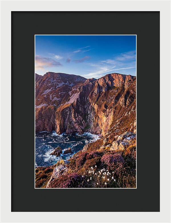 Slieve League Cliffs At Dusk