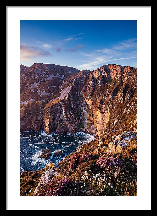 Slieve League Cliffs At Dusk