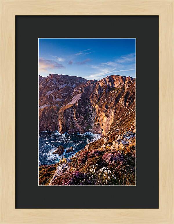Slieve League Cliffs At Dusk
