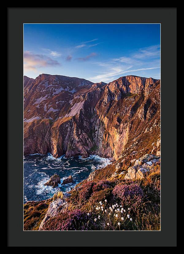 Slieve League Cliffs At Dusk