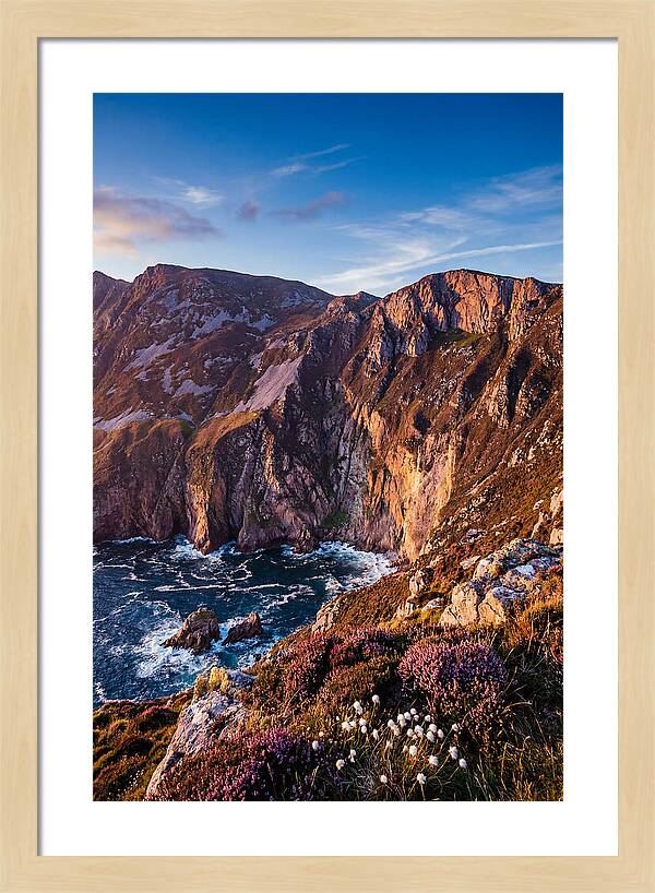 Slieve League Cliffs At Dusk