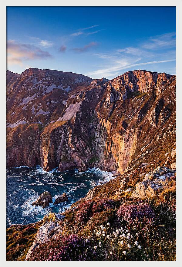 Slieve League Cliffs At Dusk