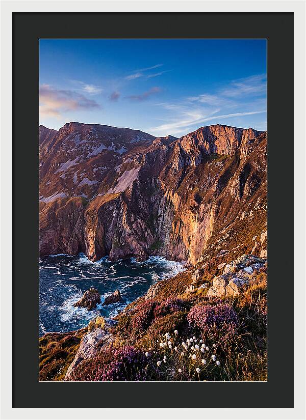 Slieve League Cliffs At Dusk