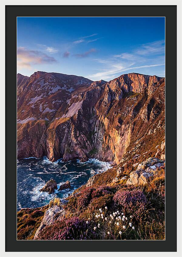 Slieve League Cliffs At Dusk
