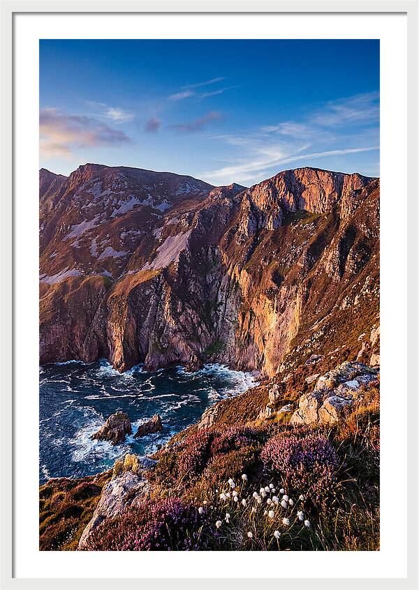 Slieve League Cliffs At Dusk