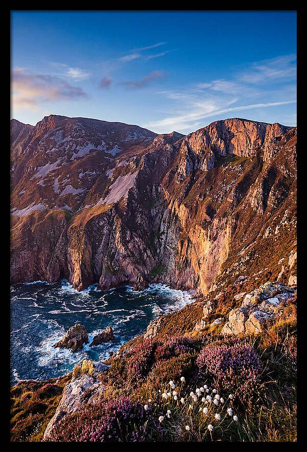 Slieve League Cliffs At Dusk