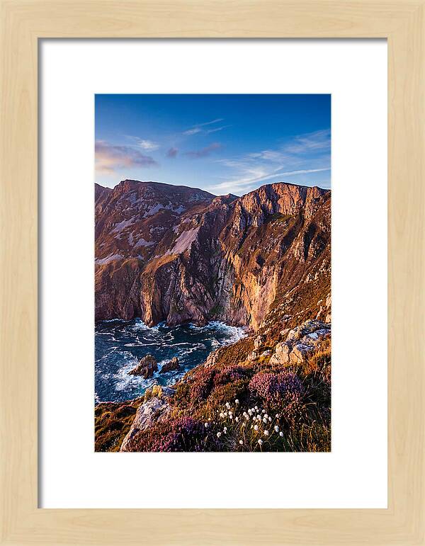 Slieve League Cliffs At Dusk