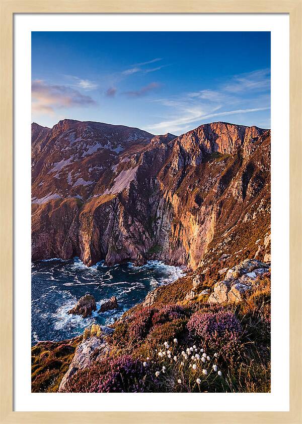 Slieve League Cliffs At Dusk