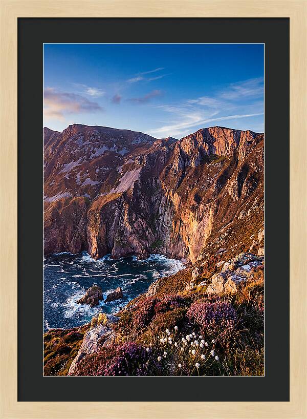 Slieve League Cliffs At Dusk