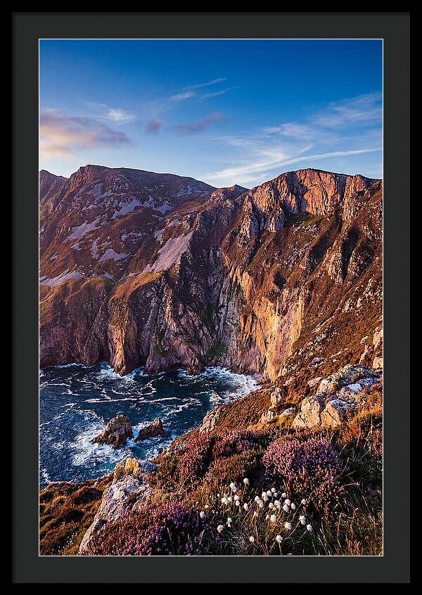 Slieve League Cliffs At Dusk