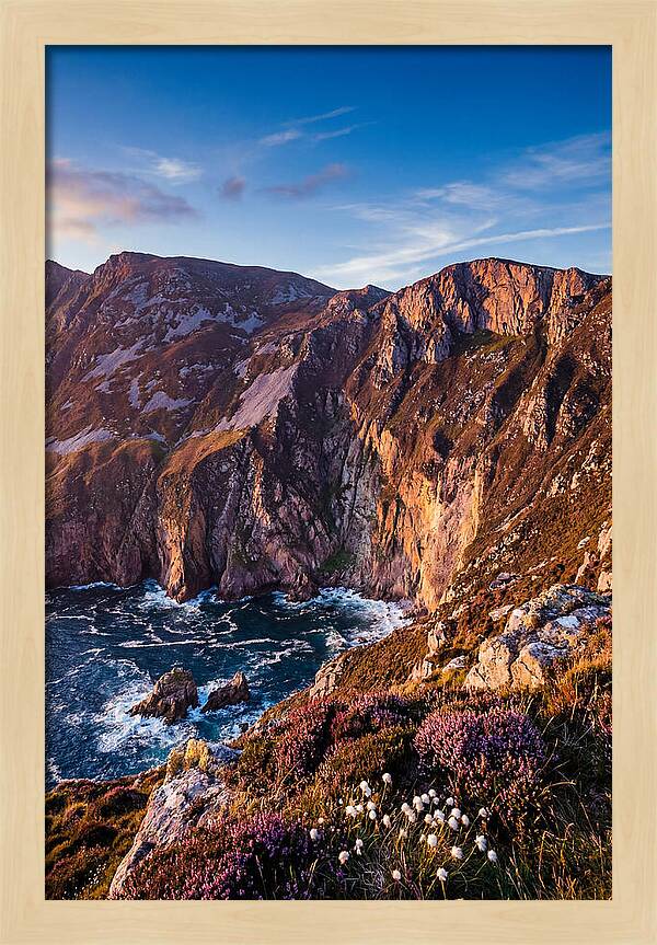 Slieve League Cliffs At Dusk