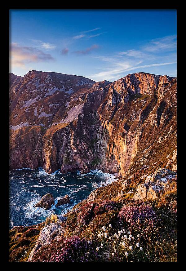 Slieve League Cliffs At Dusk