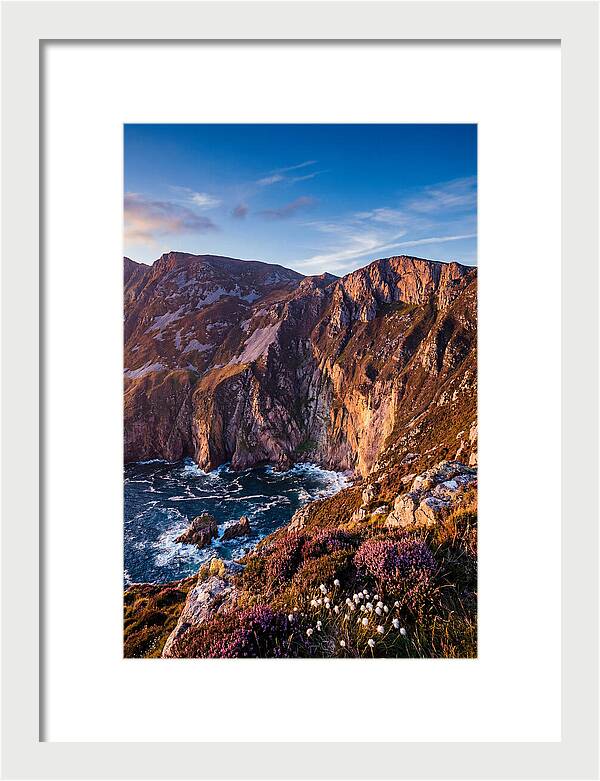 Slieve League Cliffs At Dusk