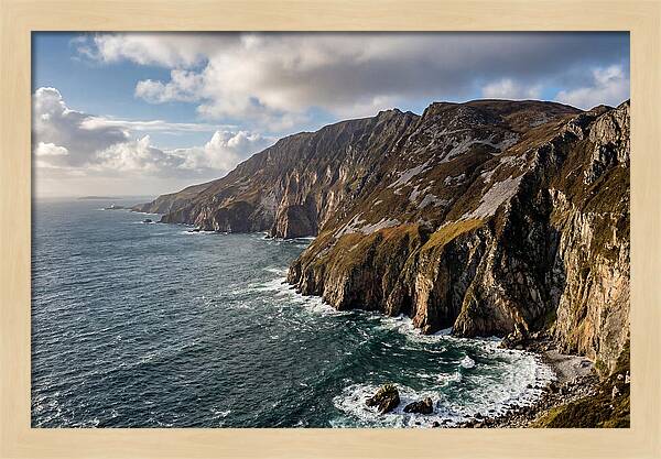 Slieve League Cliffs Overlooking Donegal Bay