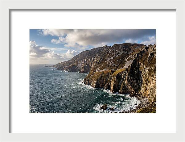Slieve League Cliffs Overlooking Donegal Bay