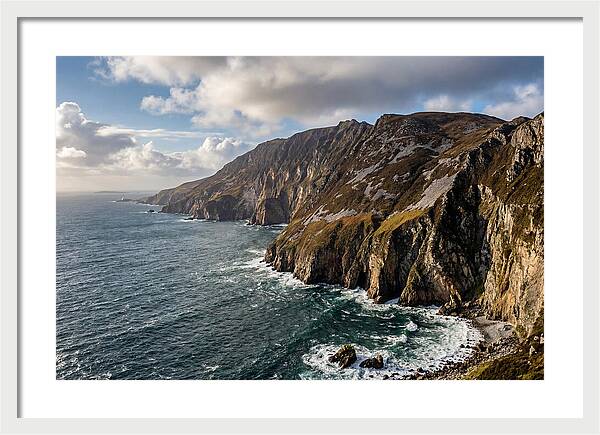 Slieve League Cliffs Overlooking Donegal Bay