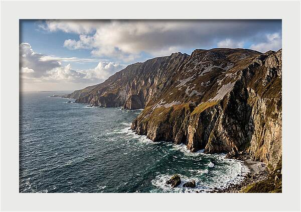 Slieve League Cliffs Overlooking Donegal Bay