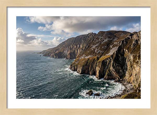 Slieve League Cliffs Overlooking Donegal Bay