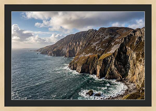 Slieve League Cliffs Overlooking Donegal Bay
