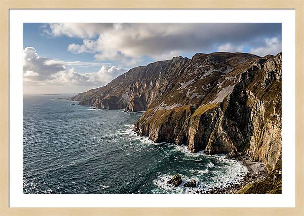 Slieve League Cliffs Overlooking Donegal Bay