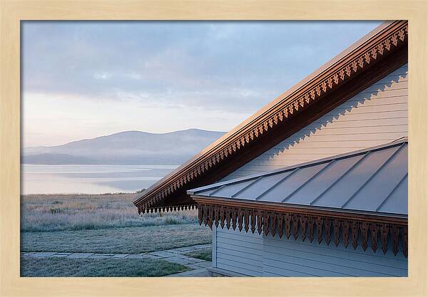 Sloped Roof With Decorative Eaves